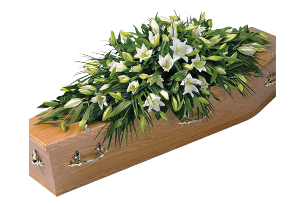 Кремационная композиция из живых цветов «элит лилия» (1